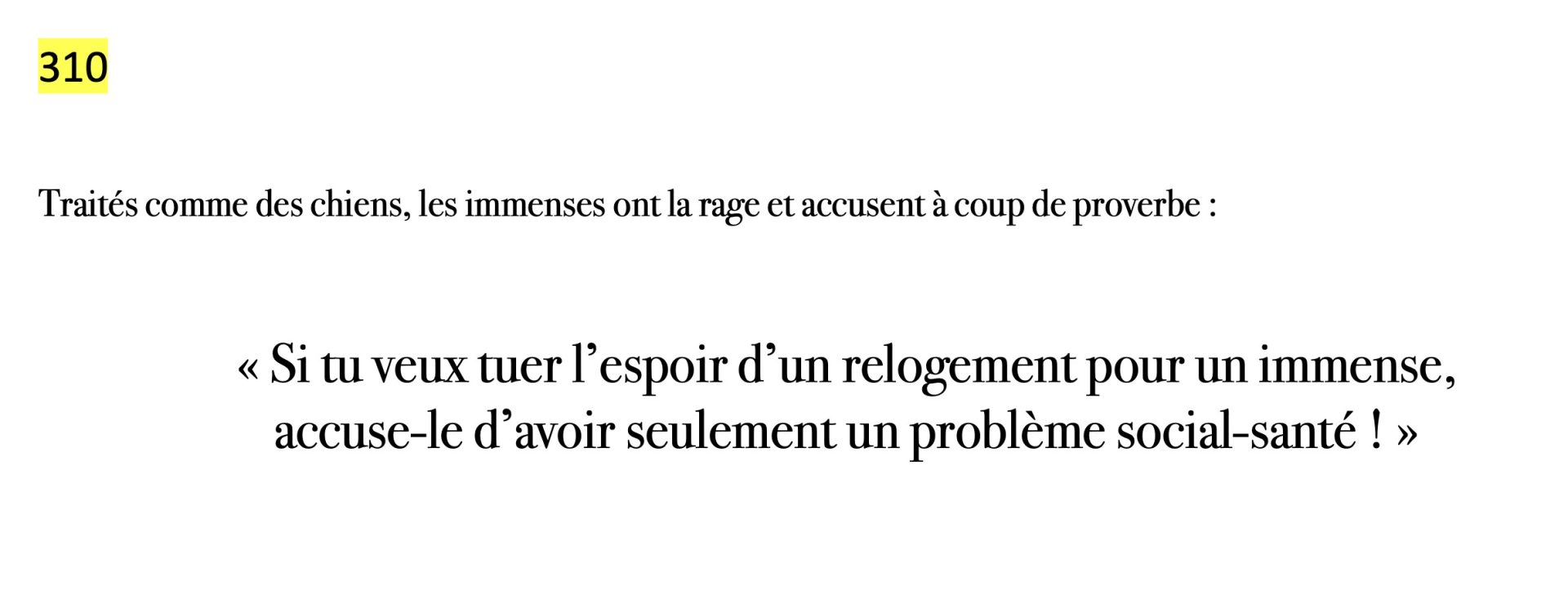 expulsion d'un enchésoyé