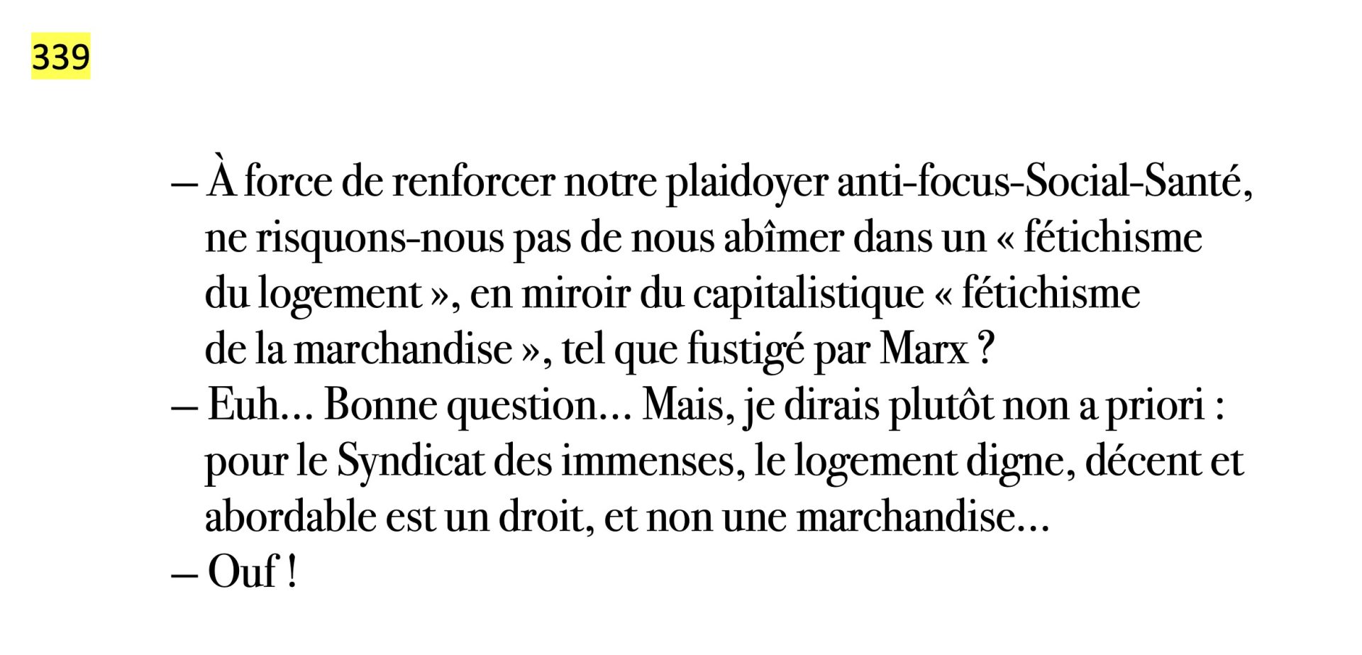 expulsion d'un enchésoyé