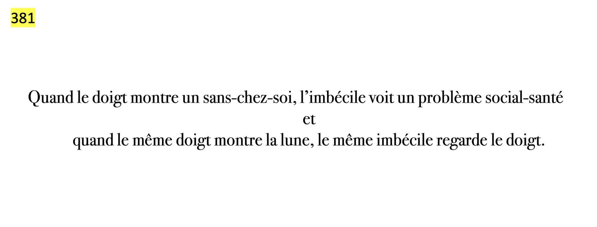 expulsion d'un enchésoyé